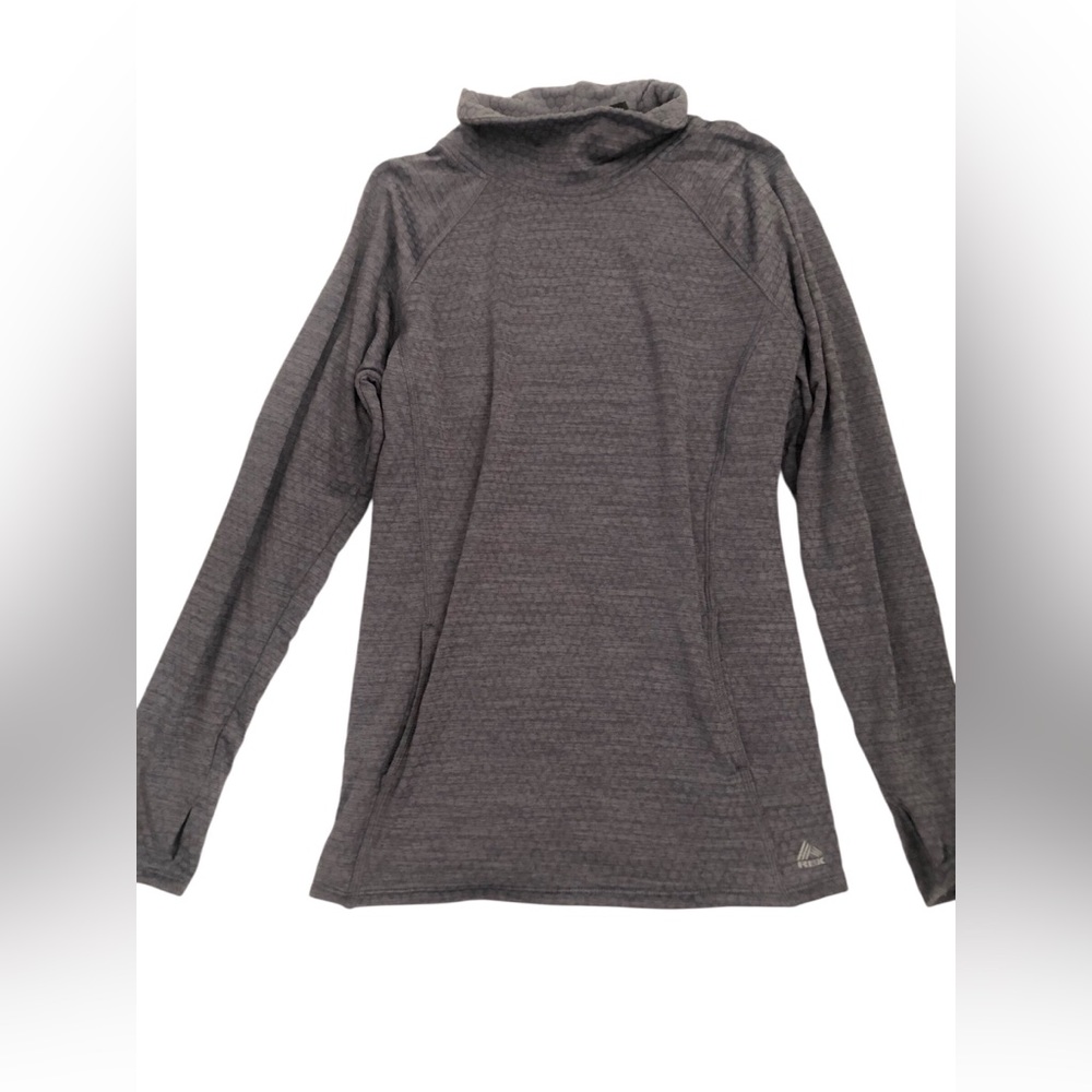 RBX Women's Gray Cowl Neck Long Sleeve Sweater